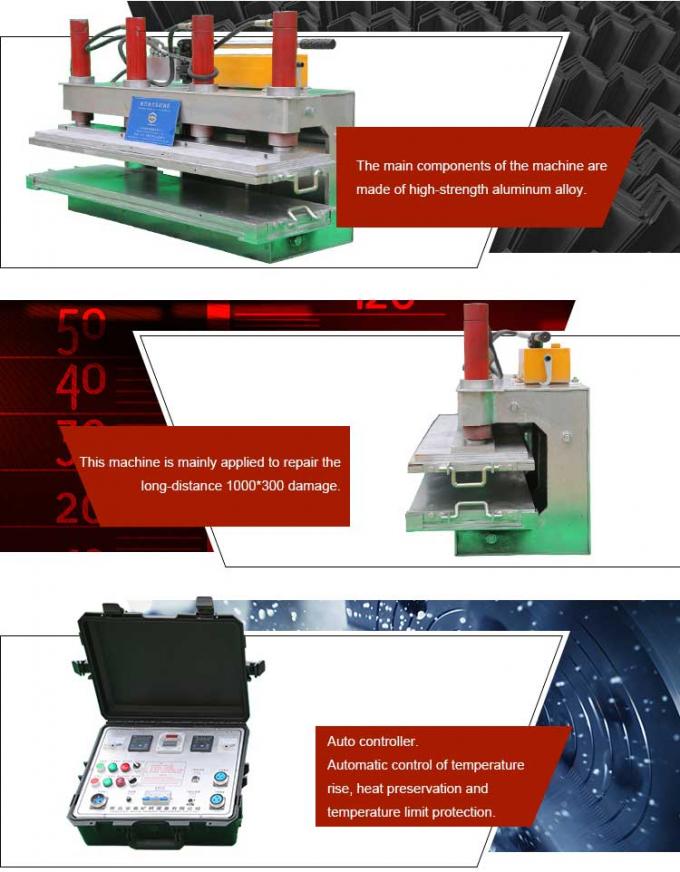 Efficient Conveyor Belt Splicing Machine Vulcanizing Press 1250mm